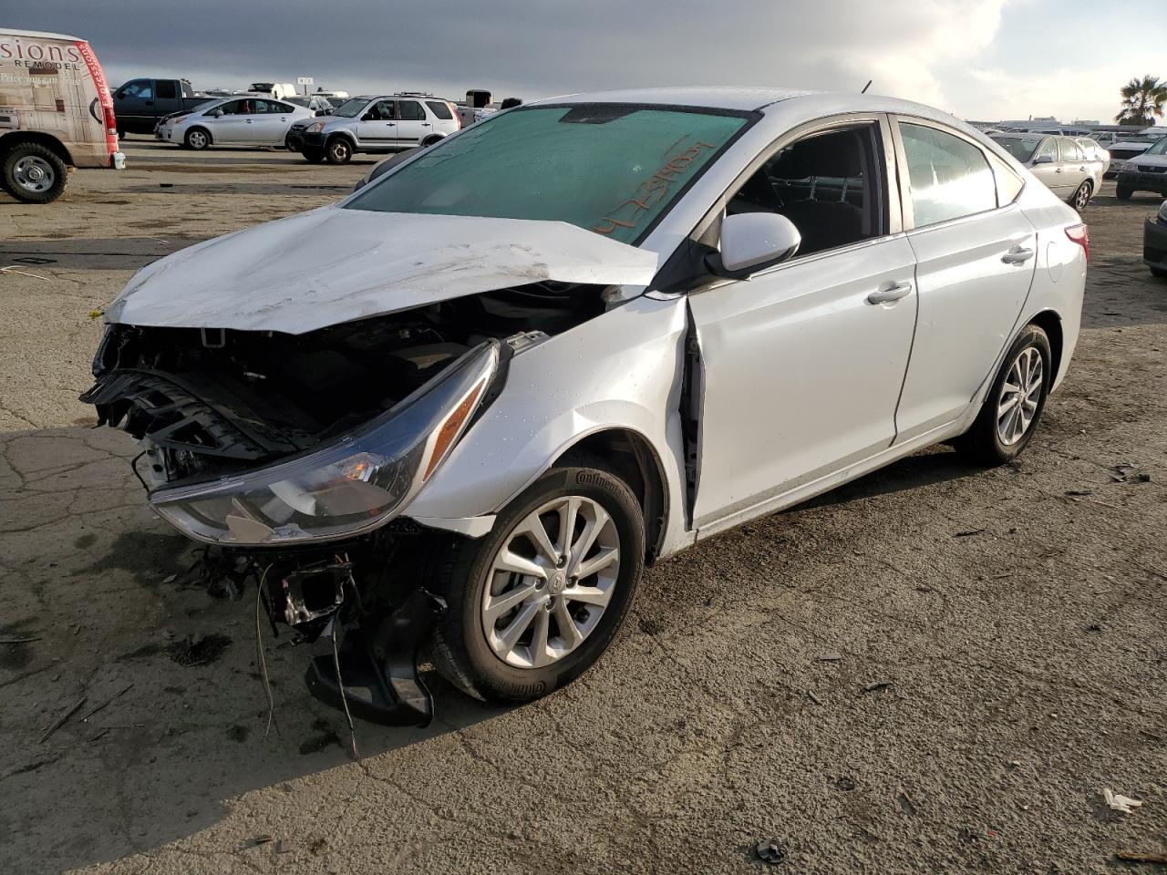 2022 HYUNDAI ACCENT SE VIN:3KPC24A69NE188033
