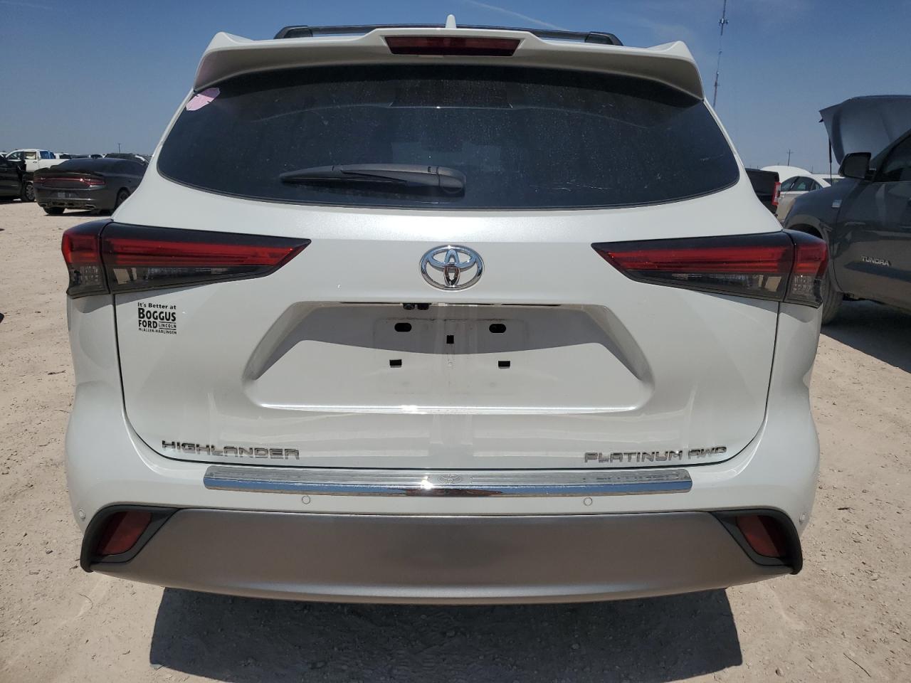 2022 TOYOTA HIGHLANDER PLATINUM VIN:5TDFZRBH4NS162077