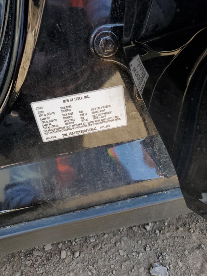 2024 TESLA MODEL Y  VIN:7SAYGDEE8RF153642