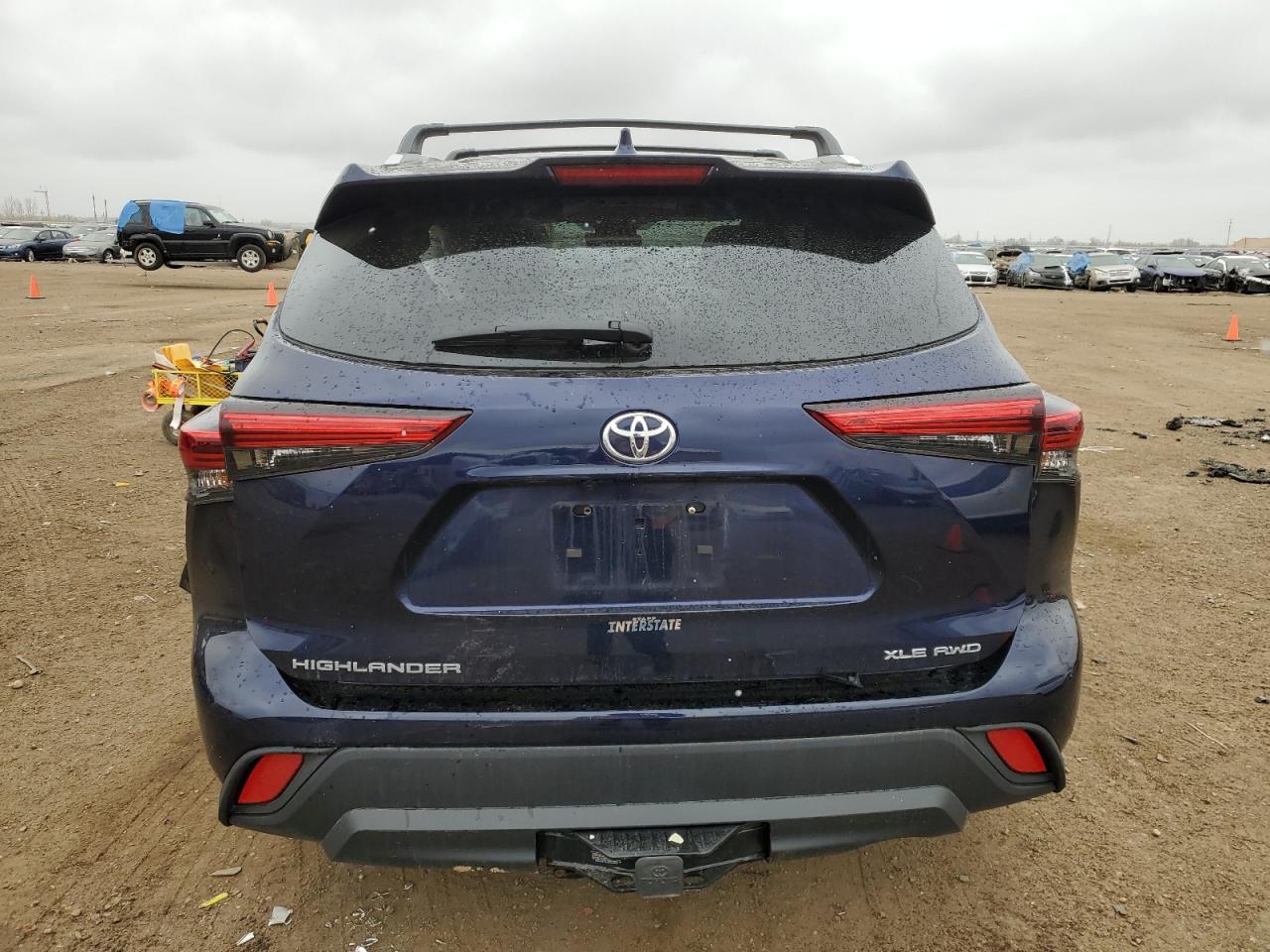 2022 TOYOTA HIGHLANDER XLE VIN:5TDHZRBH4NS596735