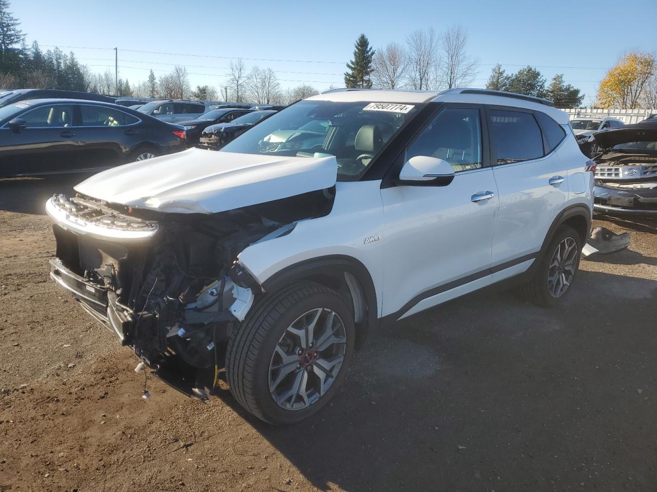 2022 KIA SELTOS SX VIN:KNDETCA28N7341479