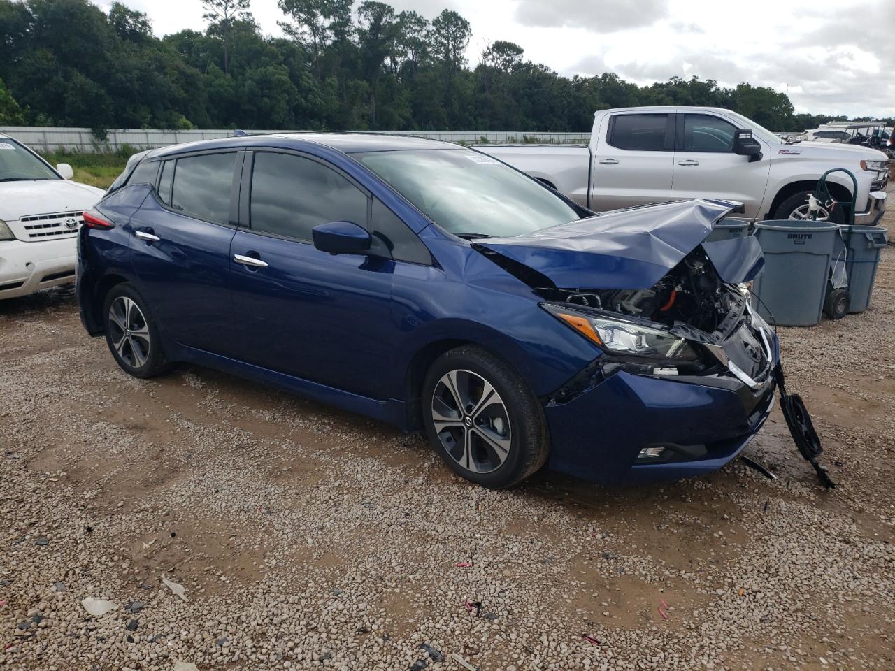 2022 NISSAN LEAF SV VIN:1N4AZ1CV7NC555935