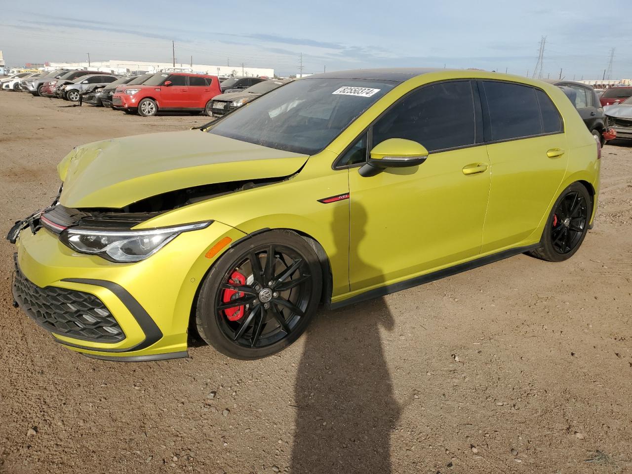 2022 VOLKSWAGEN GTI AUTOBAHN VIN:WVW687CD8NW120319