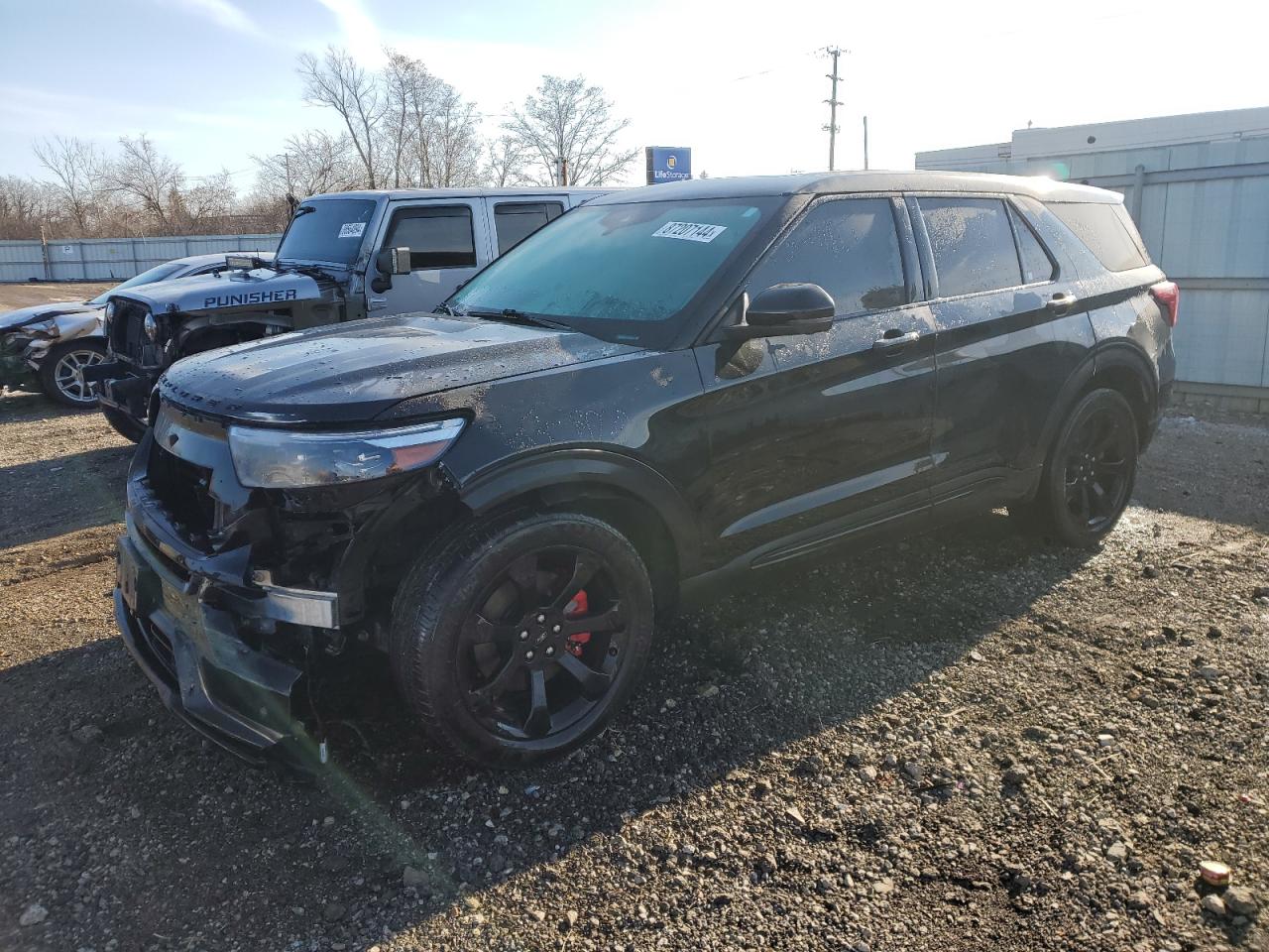 2022 FORD EXPLORER ST VIN:1FM5K8GC5NGA81165
