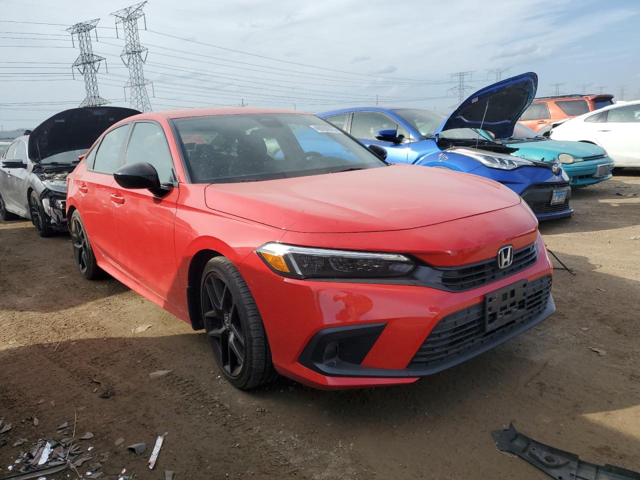 2022 HONDA CIVIC SPORT VIN:2HGFE2F56NH591031