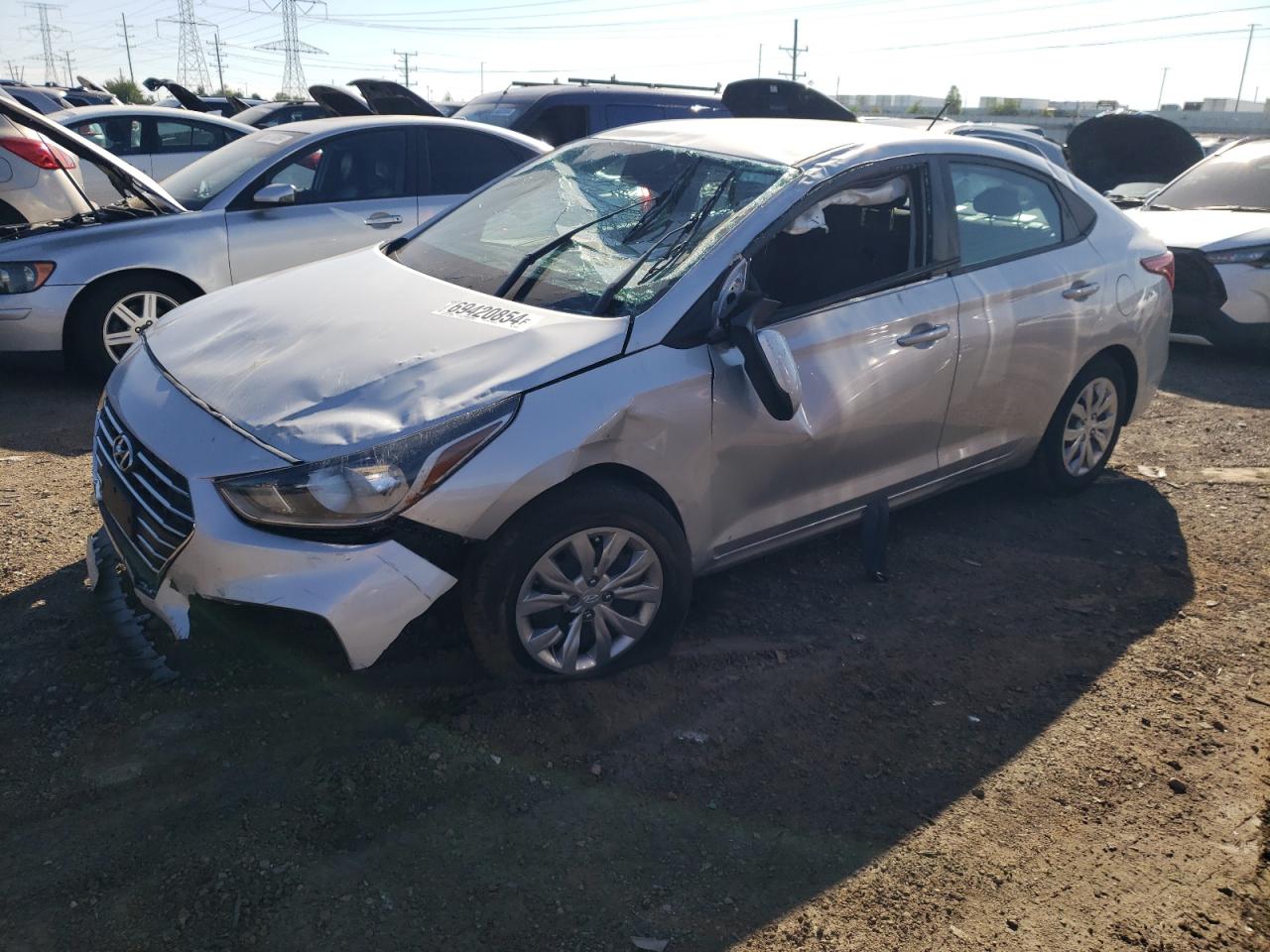 2022 HYUNDAI ACCENT SE VIN:3KPC24A66NE187079