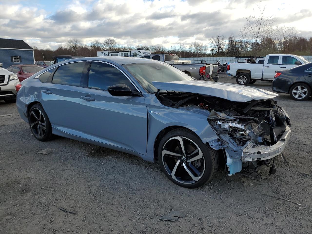 2022 HONDA ACCORD HYBRID SPORT VIN:1HGCV3F25NA035807