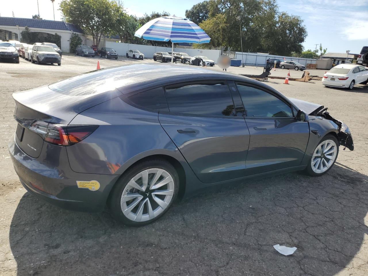 2022 TESLA MODEL 3  VIN:5YJ3E1EB5NF253600