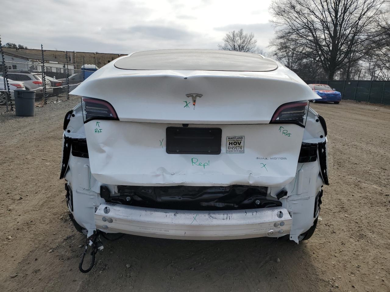 2023 TESLA MODEL Y  VIN:7SAYGDEE6PF836551