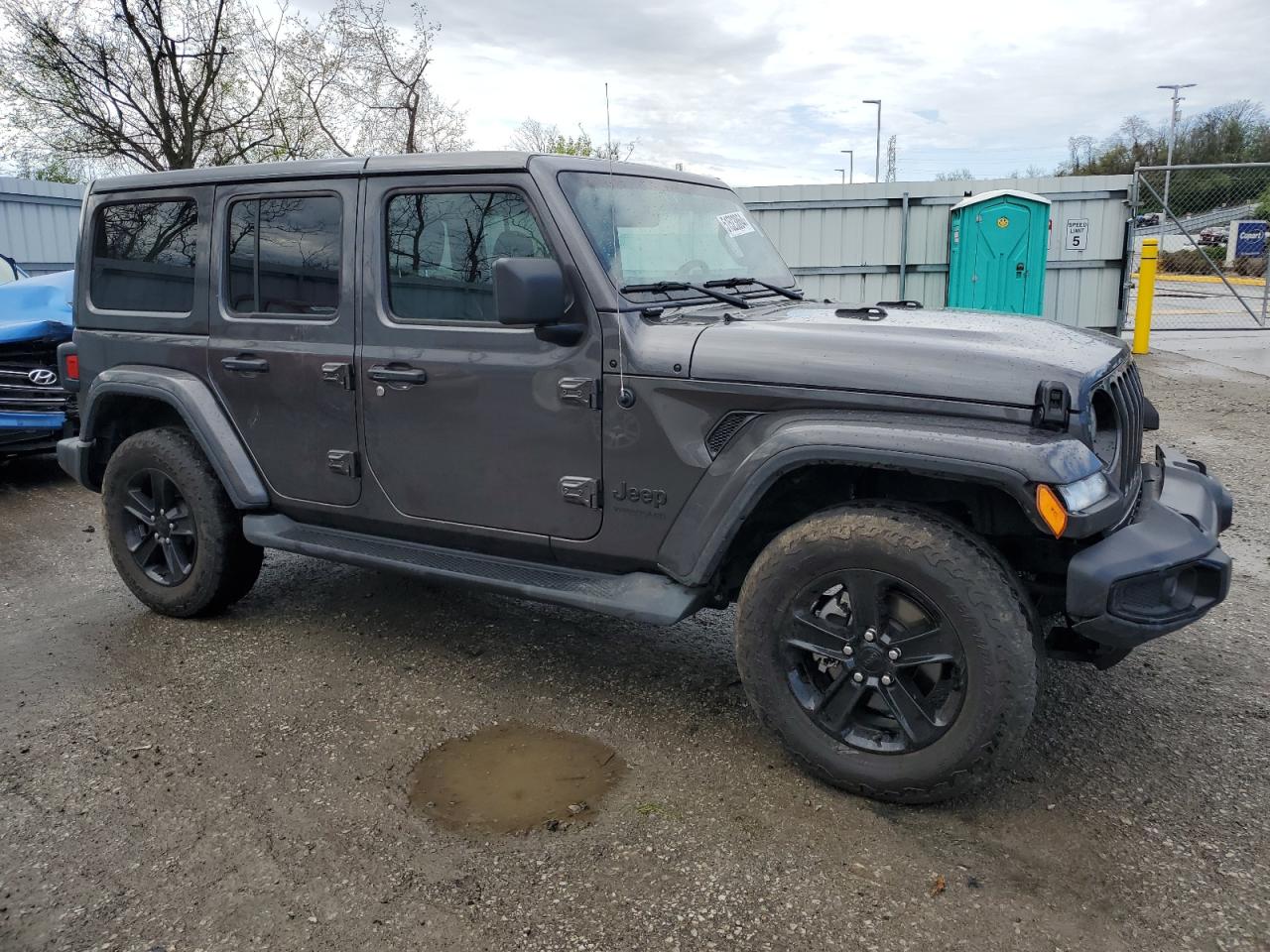 2022 JEEP WRANGLER UNLIMITED SAHARA VIN:1C4HJXEGXNW180977