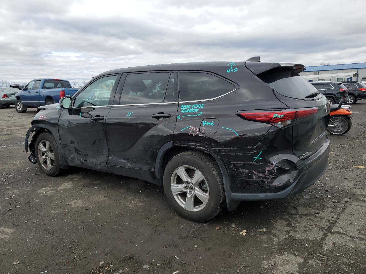 2022 TOYOTA HIGHLANDER L VIN:5TDBZRBH0NS174967