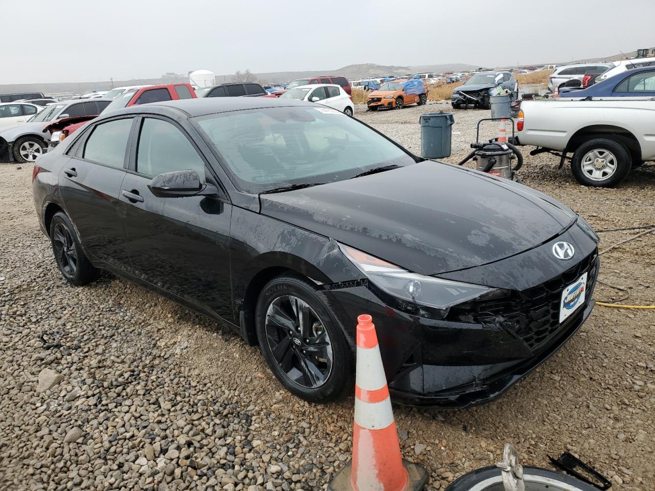 2022 HYUNDAI ELANTRA BLUE VIN:KMHLM4AJ5NU027657