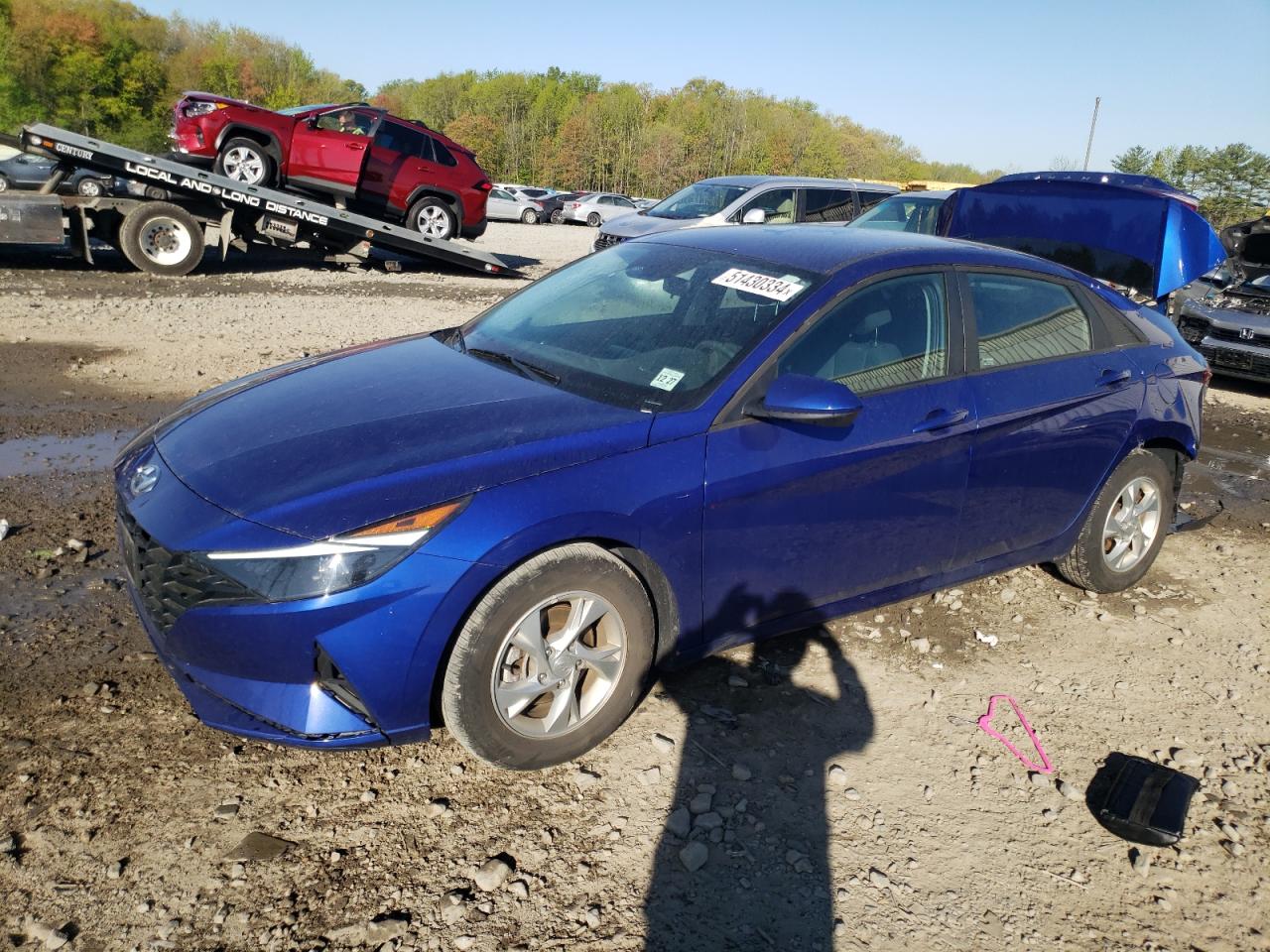 2022 HYUNDAI ELANTRA SE VIN:KMHLL4AG9NU359608