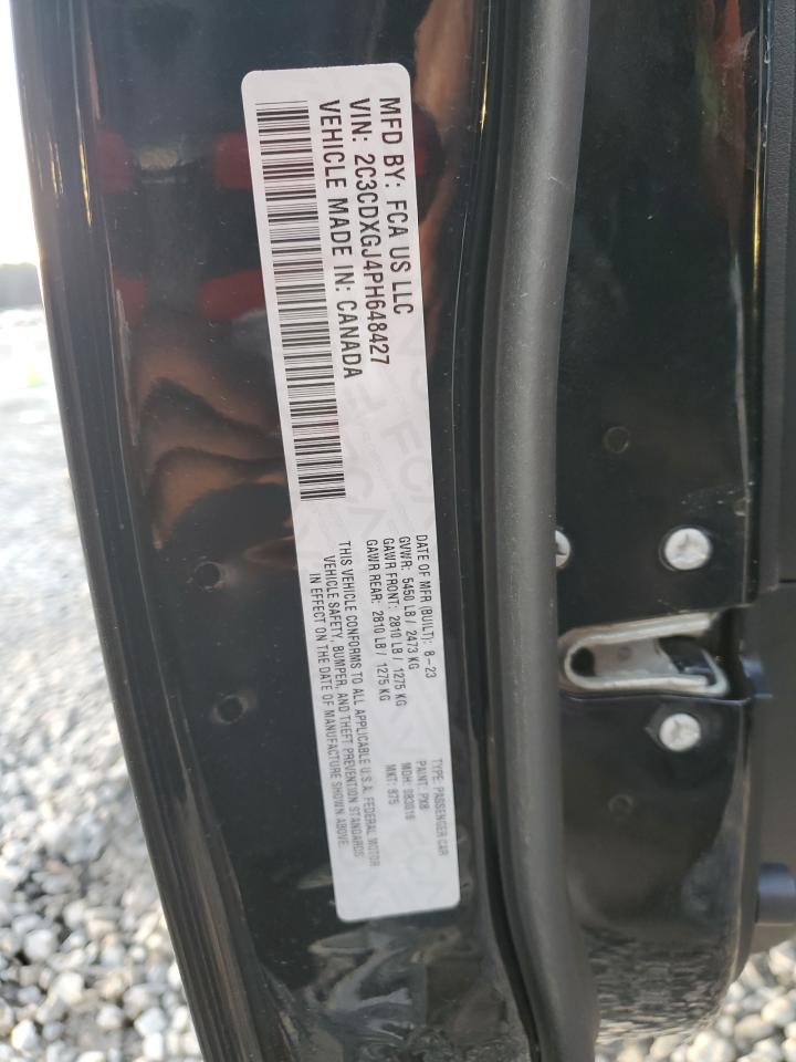 2023 DODGE CHARGER SCAT PACK VIN:2C3CDXGJ4PH648427