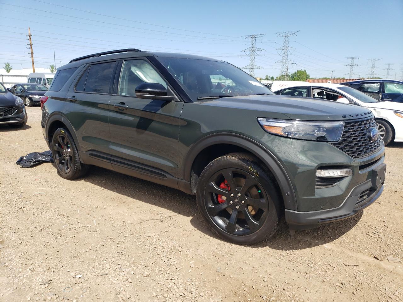 2022 FORD EXPLORER ST VIN:1FM5K8GC6NGB10608