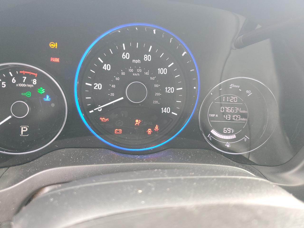 2022 HONDA HR-V LX VIN:3CZRU5H37NM717484