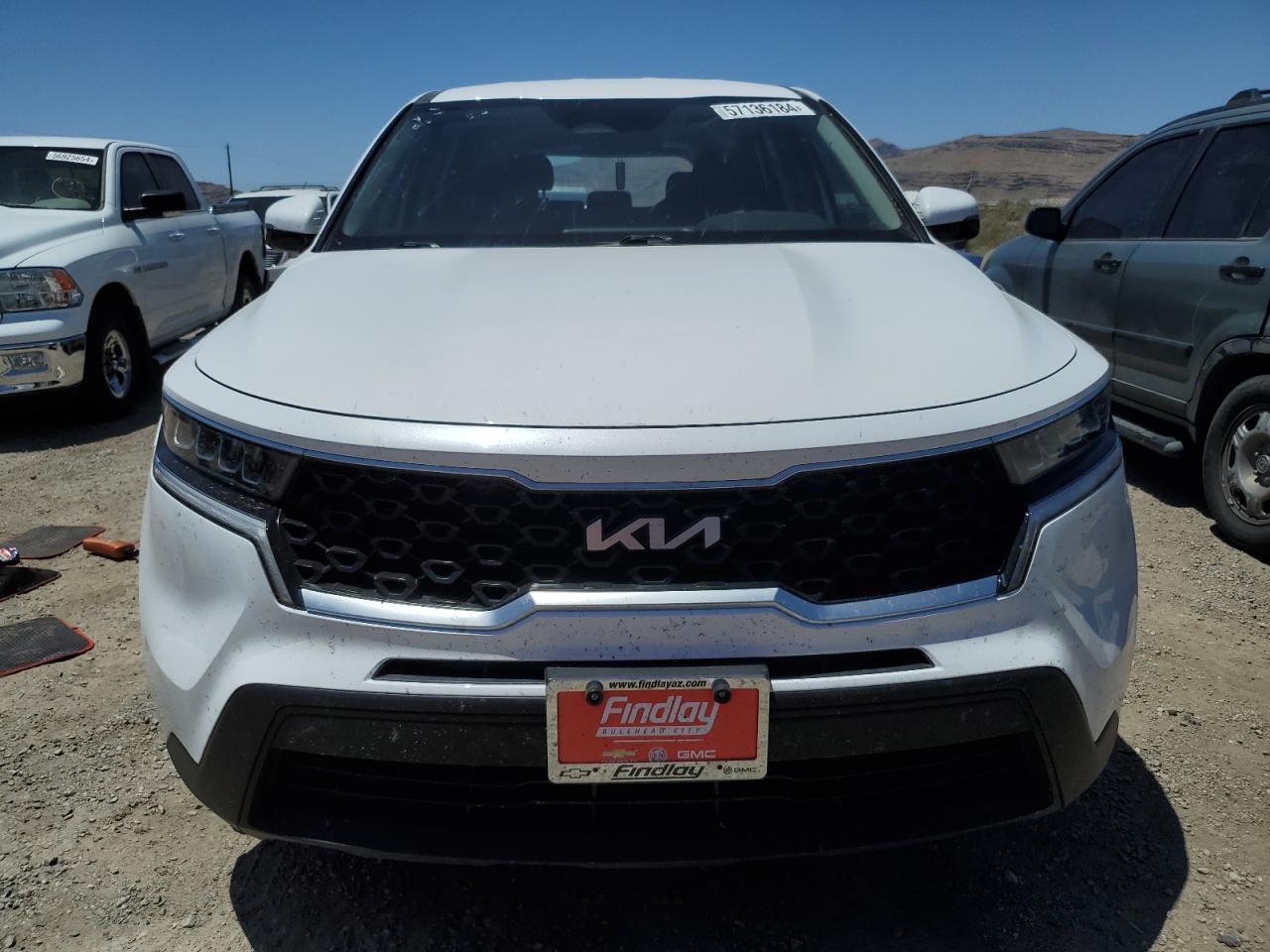 2022 KIA SORENTO LX VIN:5XYRG4LCXNG075113