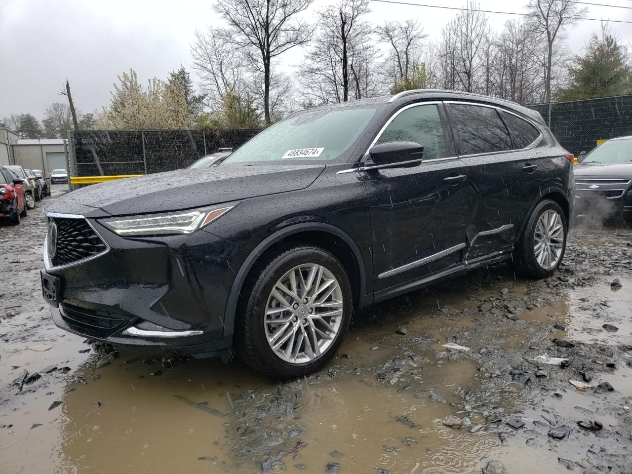 2022 ACURA MDX ADVANCE VIN:5J8YE1H82NL035313