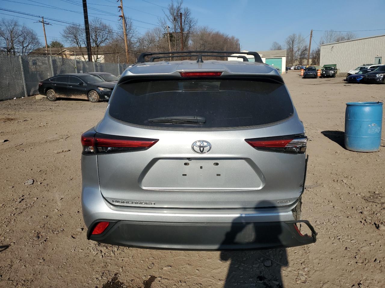 2022 TOYOTA HIGHLANDER L VIN:5TDCZRBH2NS234381