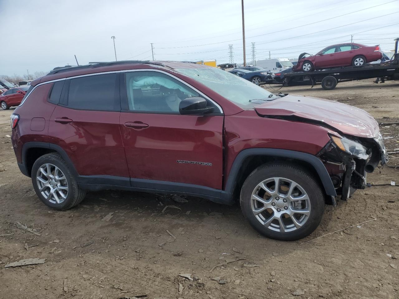 2022 JEEP COMPASS LATITUDE LUX VIN:3C4NJDFB8NT175979