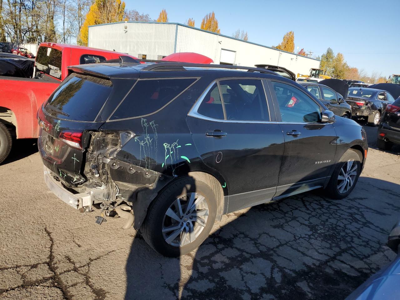 2022 CHEVROLET EQUINOX LT VIN:3GNAXUEV3NL314349
