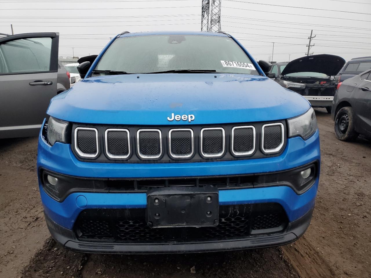 2022 JEEP COMPASS LATITUDE LUX VIN:3C4NJDFB0NT222681