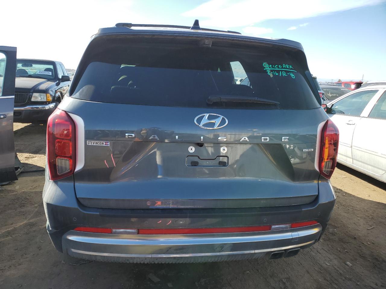 2023 HYUNDAI PALISADE CALLIGRAPHY VIN:KM8R7DGE8PU637048