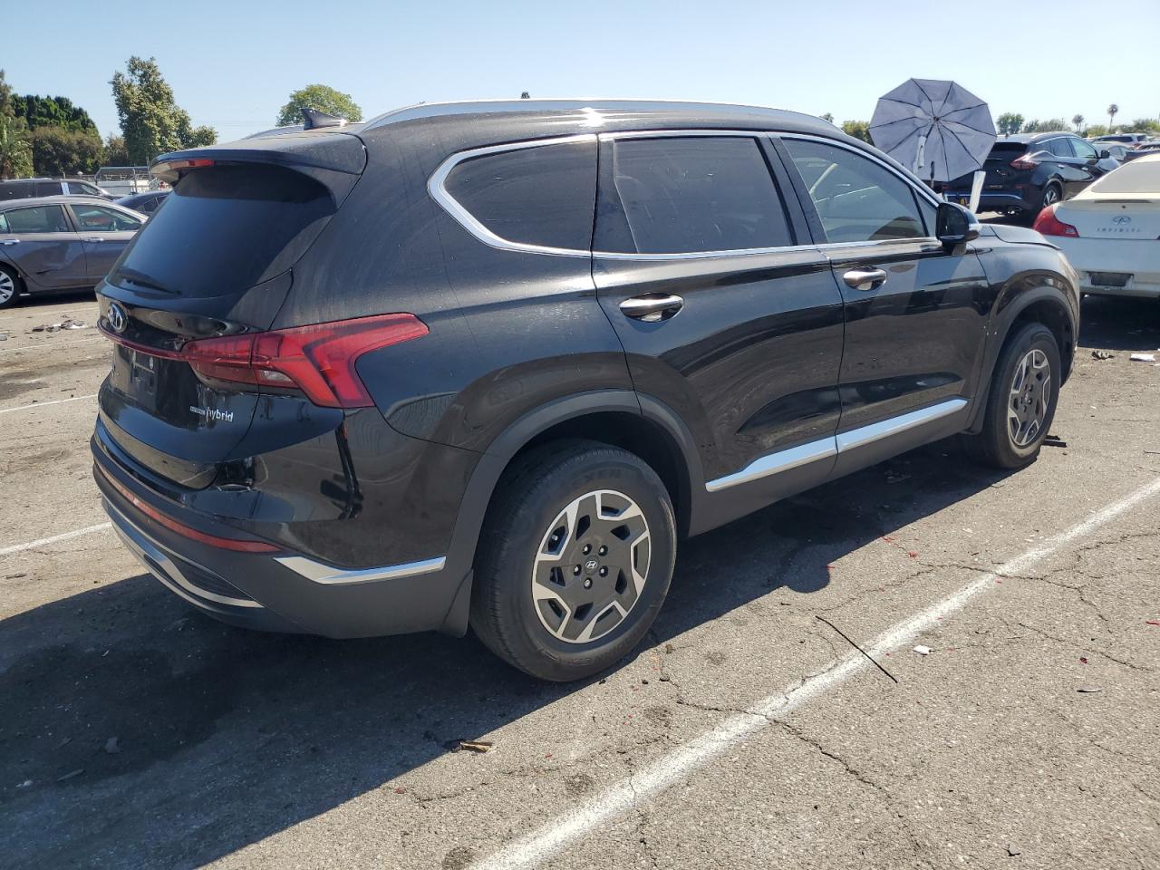 2022 HYUNDAI SANTA FE BLUE VIN:KM8S2DA10NU037501