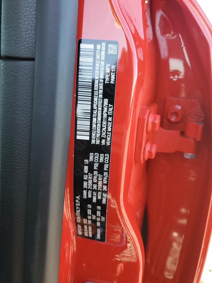 2022 JEEP RENEGADE LATITUDE VIN:ZACNJDB11NPN47969