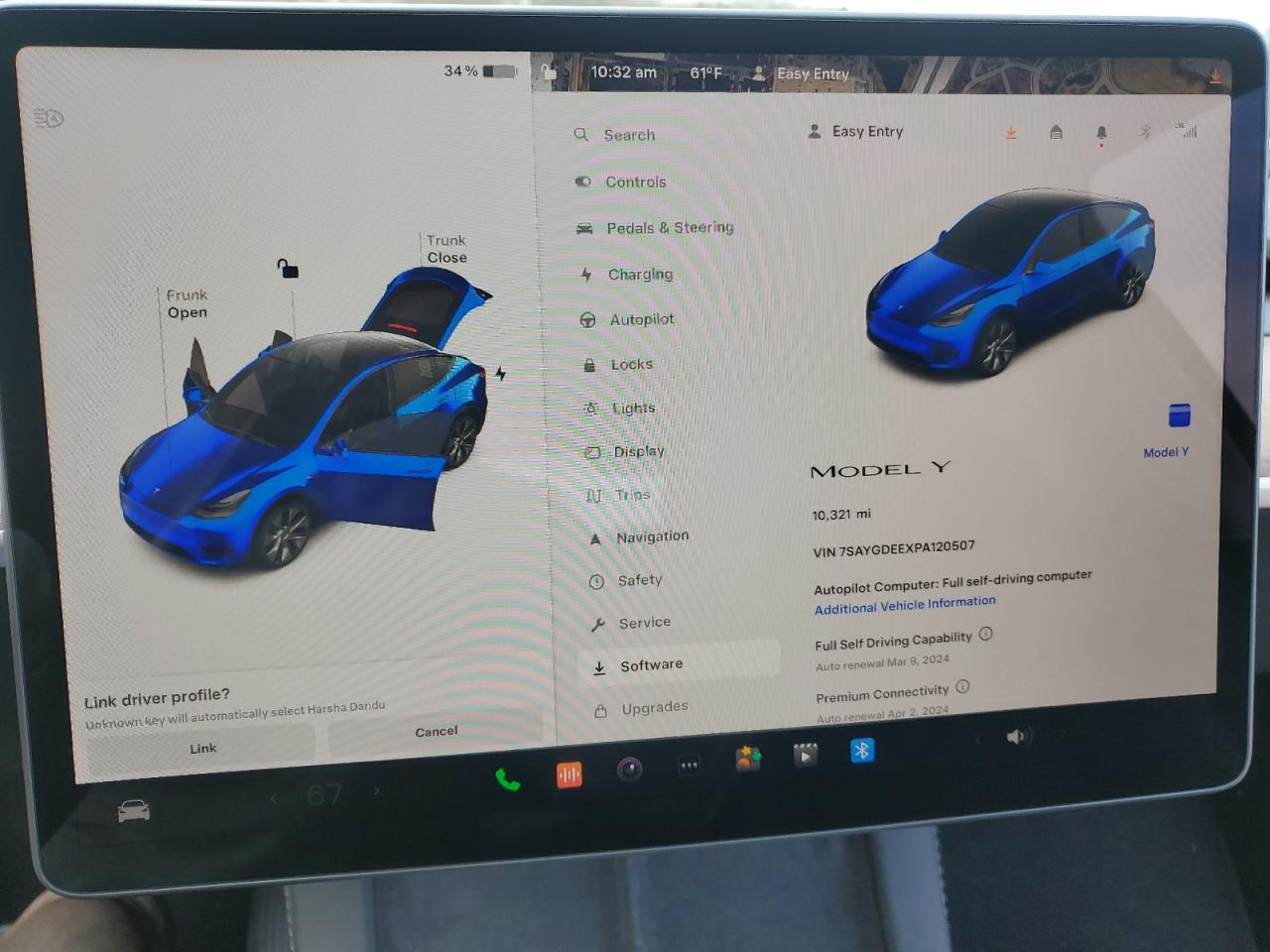 2023 TESLA MODEL Y  VIN:7SAYGDEEXPA120507