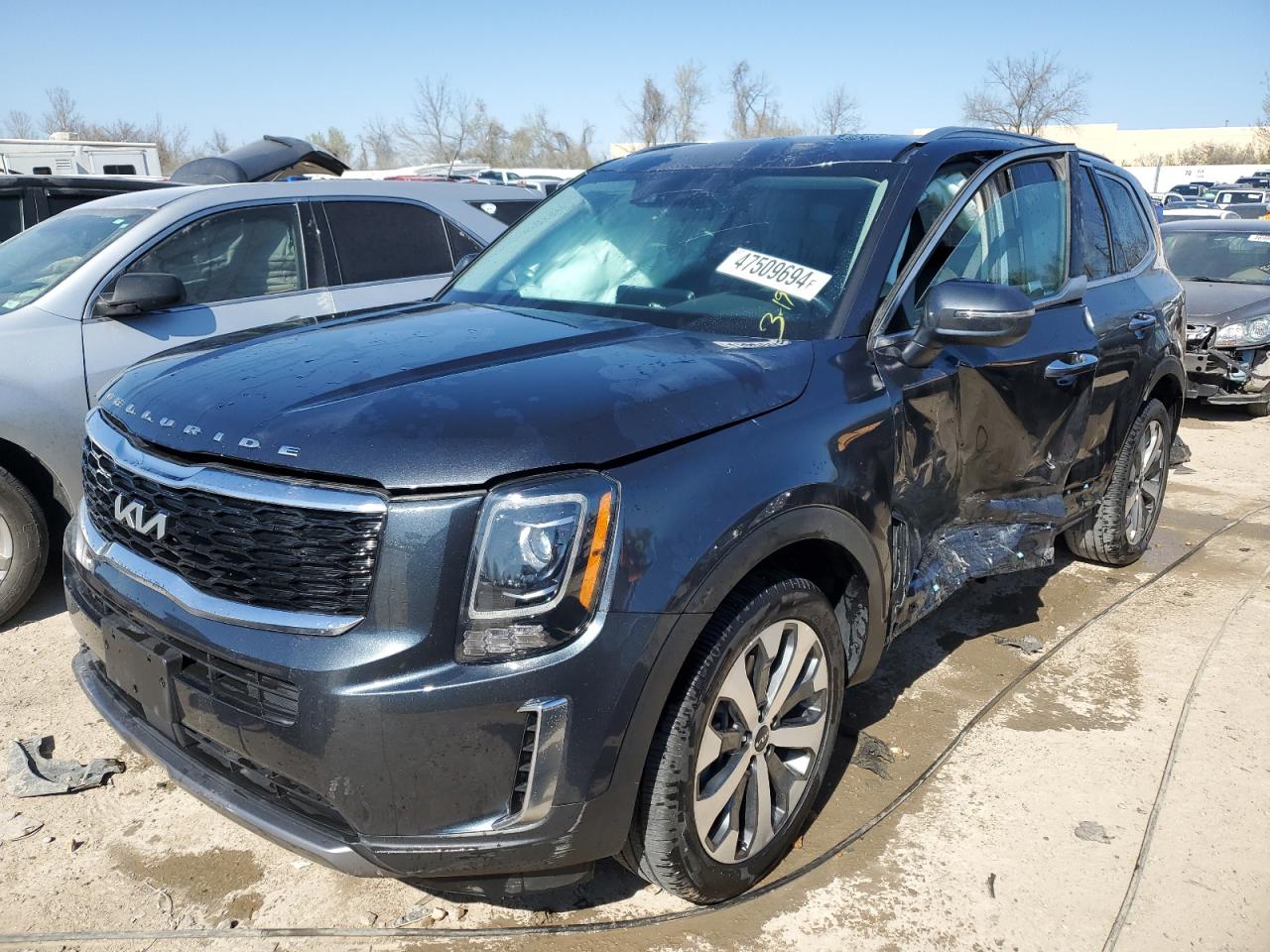 2022 KIA TELLURIDE S VIN:5XYP64HC4NG283636