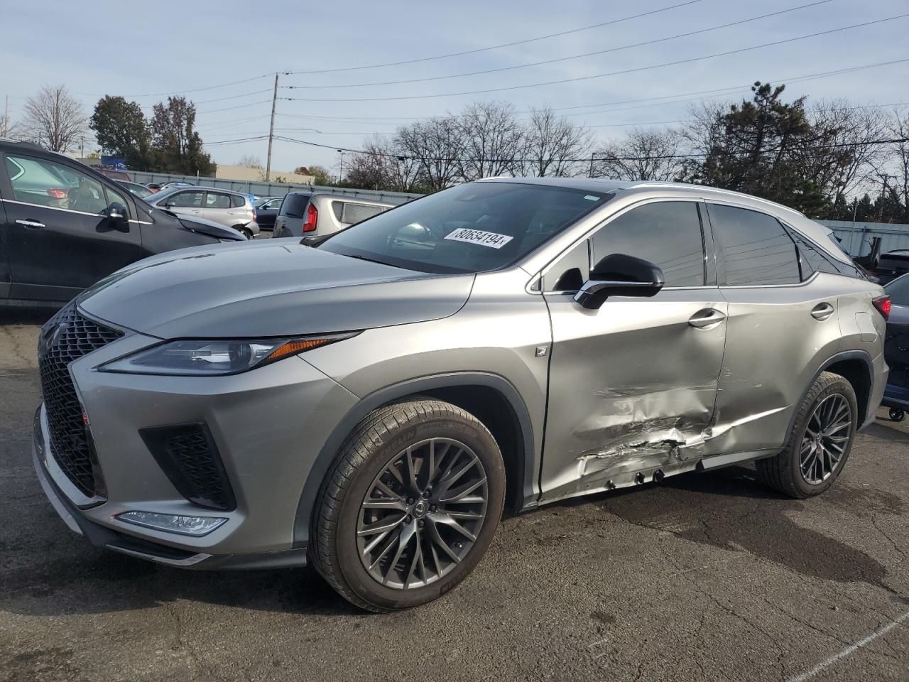 2022 LEXUS RX 350 F SPORT VIN:2T2SZMDA9NC351331