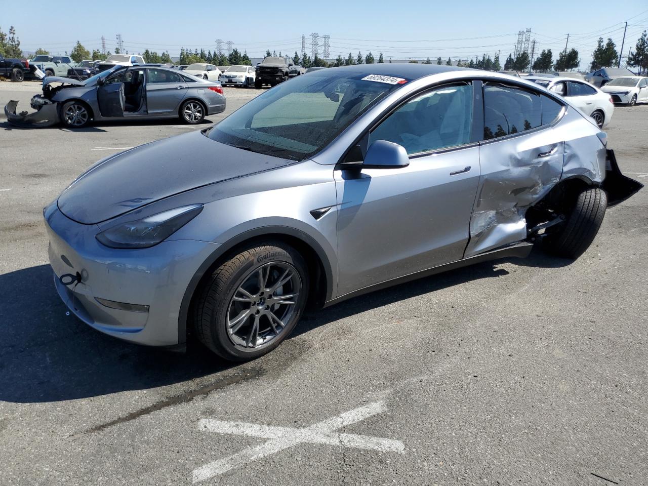 2024 TESLA MODEL Y  VIN:7SAYGDEE8RA299794