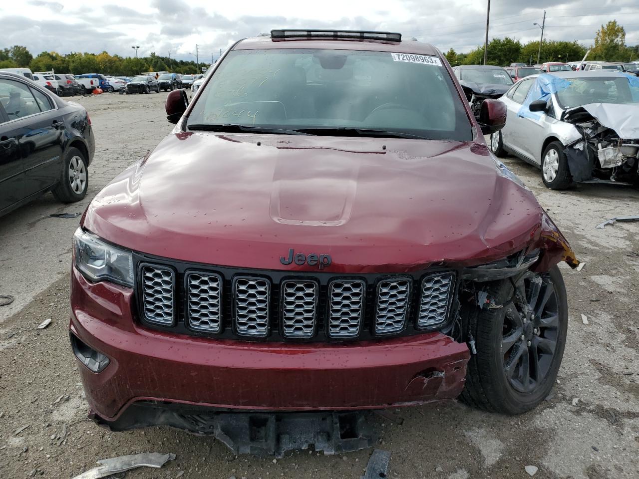 2022 JEEP GRAND CHEROKEE LAREDO E VIN:1C4RJFAGXNC147404