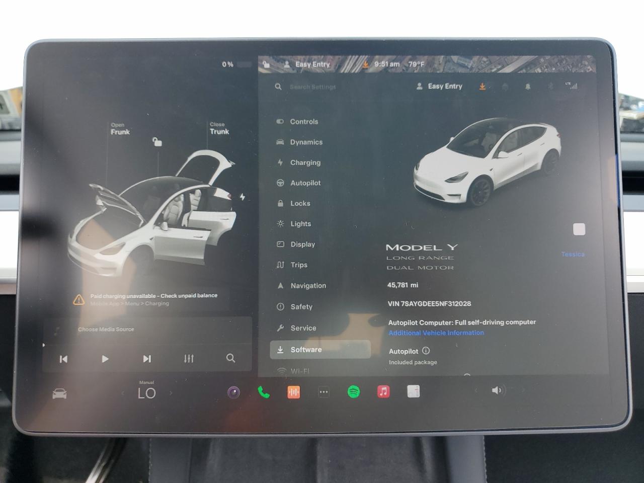 2022 TESLA MODEL Y  VIN:7SAYGDEE5NF312028