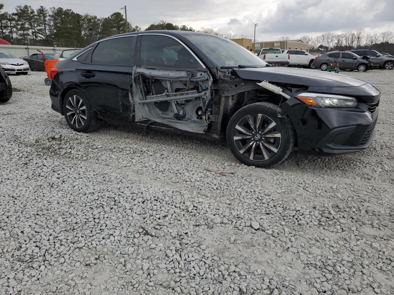 2022 HONDA CIVIC EX VIN:JHMFE1F70NX004424