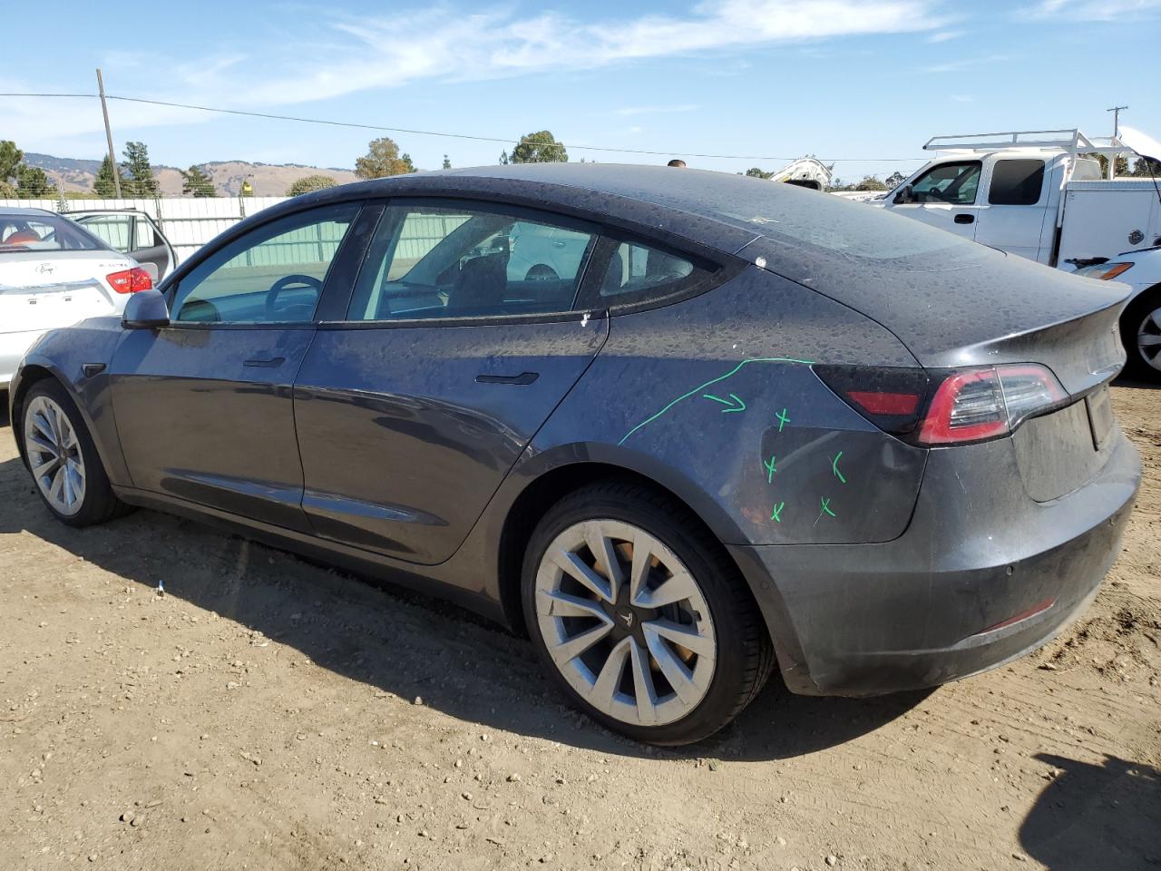 2022 TESLA MODEL 3  VIN:5YJ3E1EA4NF142706