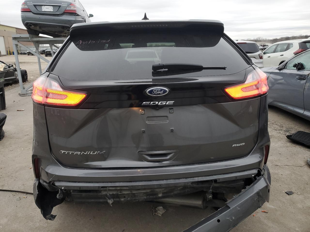 2022 FORD EDGE TITANIUM VIN:2FMPK4K99NBA29297