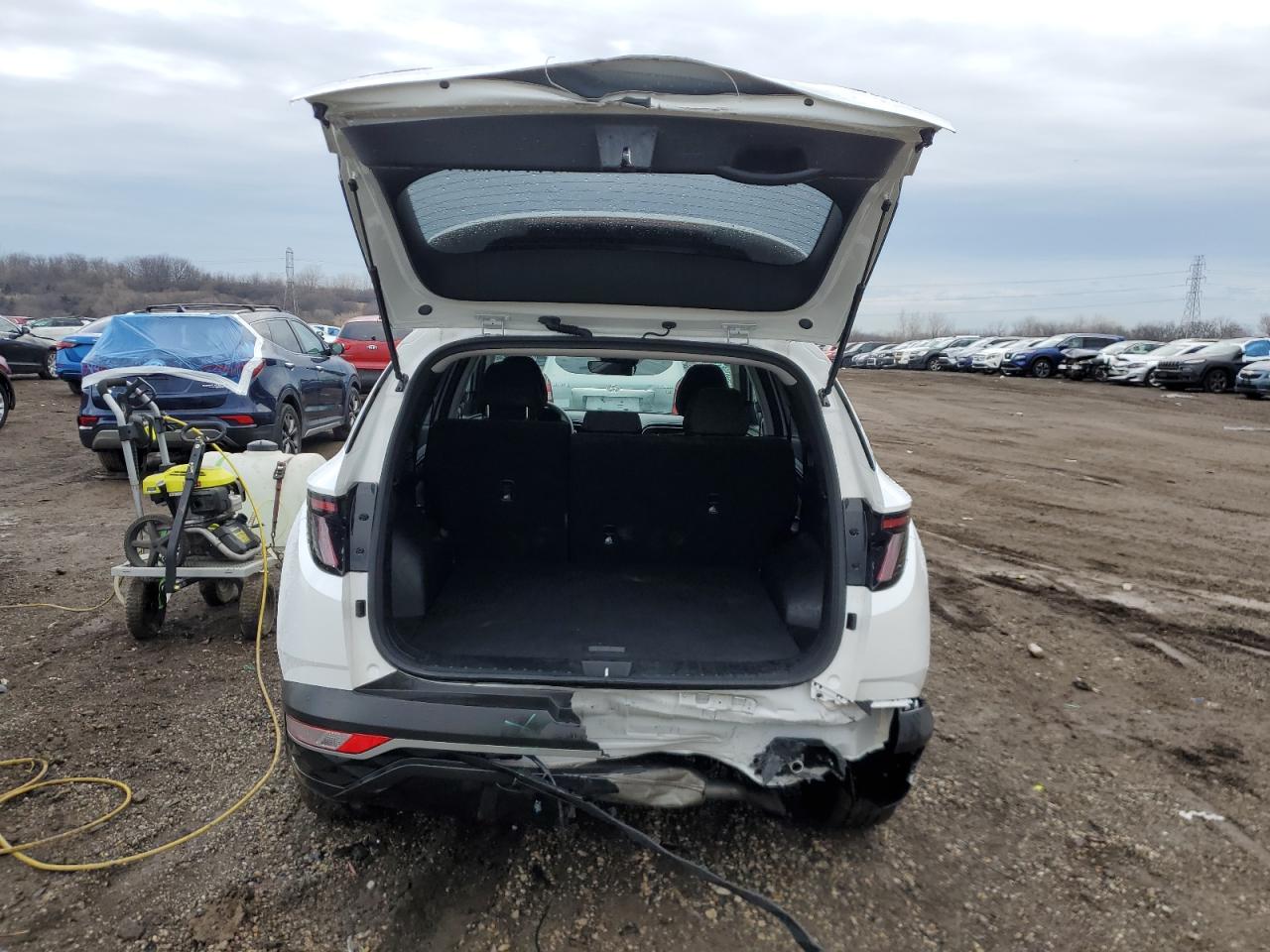 2022 HYUNDAI TUCSON BLUE VIN:KM8JBCA10NU029999