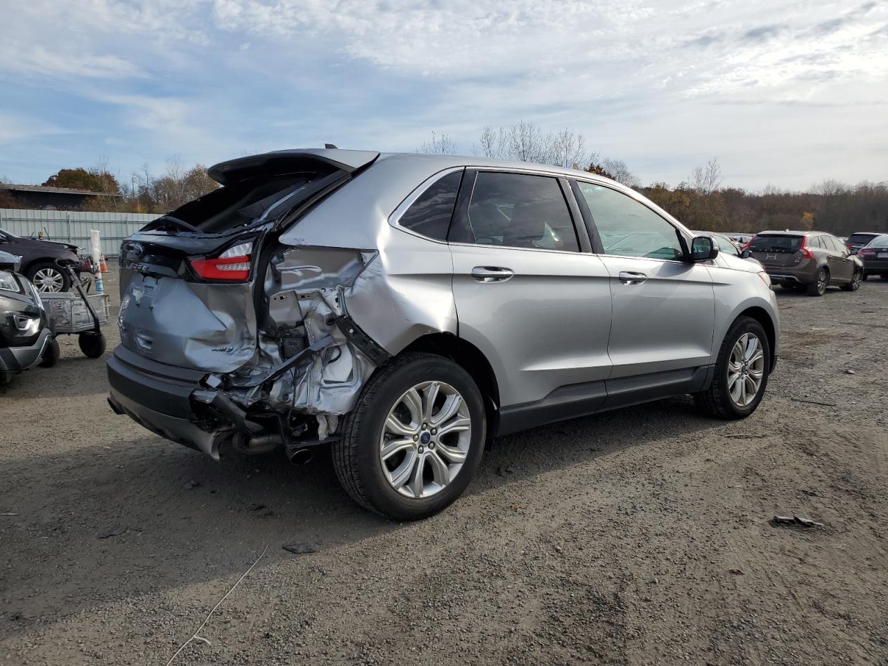 2022 FORD EDGE TITANIUM VIN:2FMPK4K90NBA41614