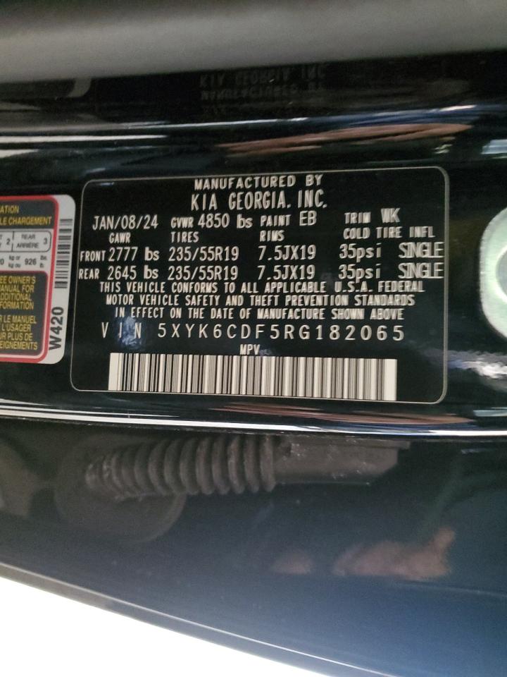 2024 KIA SPORTAGE X LINE VIN:5XYK6CDF5RG182065