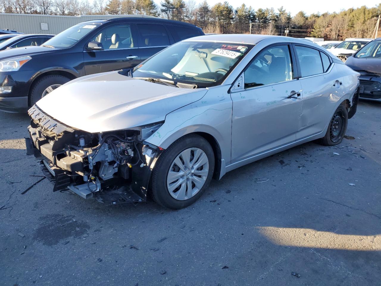 2022 NISSAN SENTRA S VIN:3N1AB8BVXNY208652
