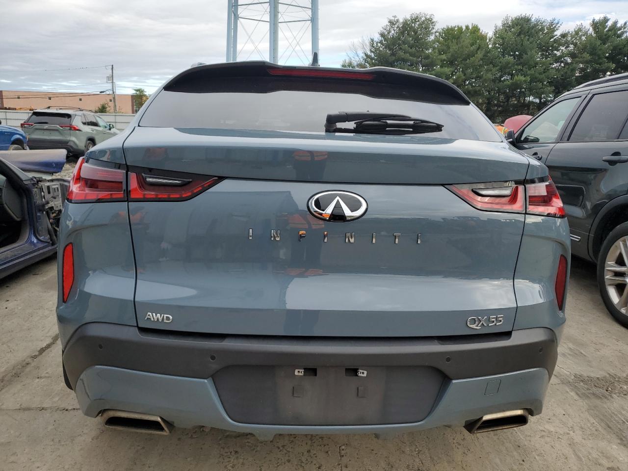 2022 INFINITI QX55 ESSENTIAL VIN:3PCAJ5K38NF113709