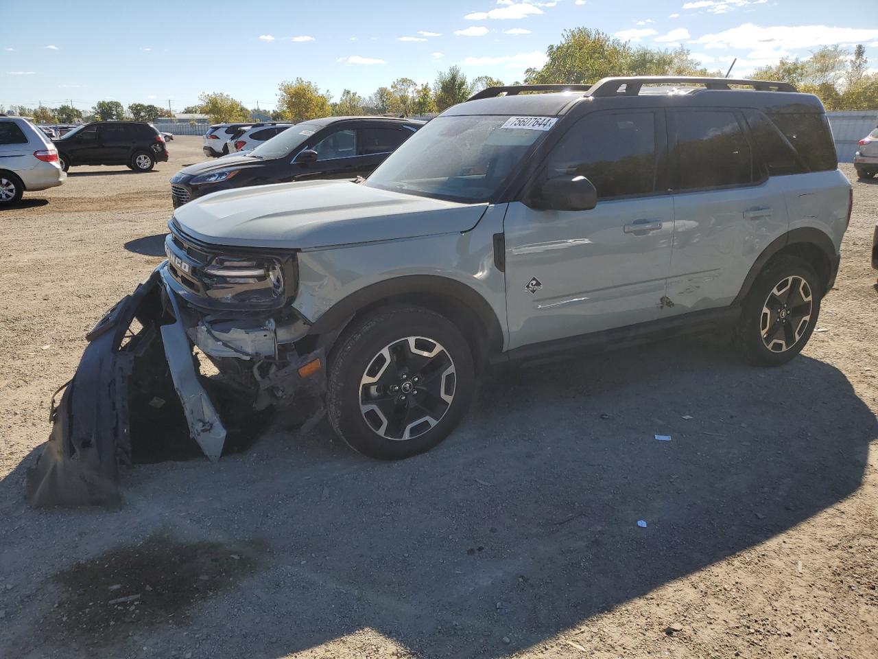 2022 FORD BRONCO SPORT OUTER BANKS VIN:3FMCR9C60NRD32885