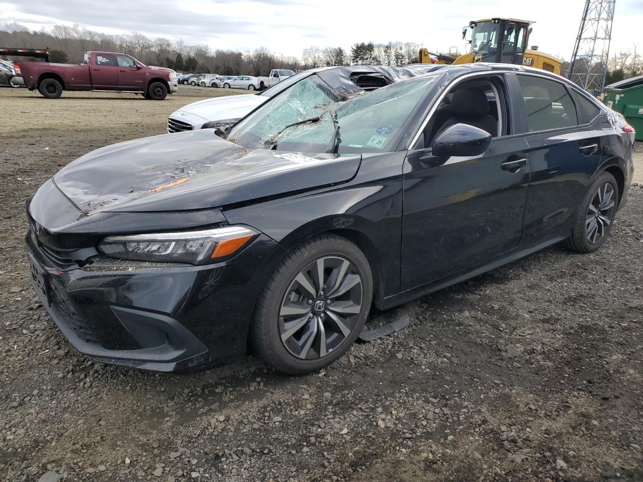 2022 HONDA CIVIC EX VIN:4T1BG22K61U821060