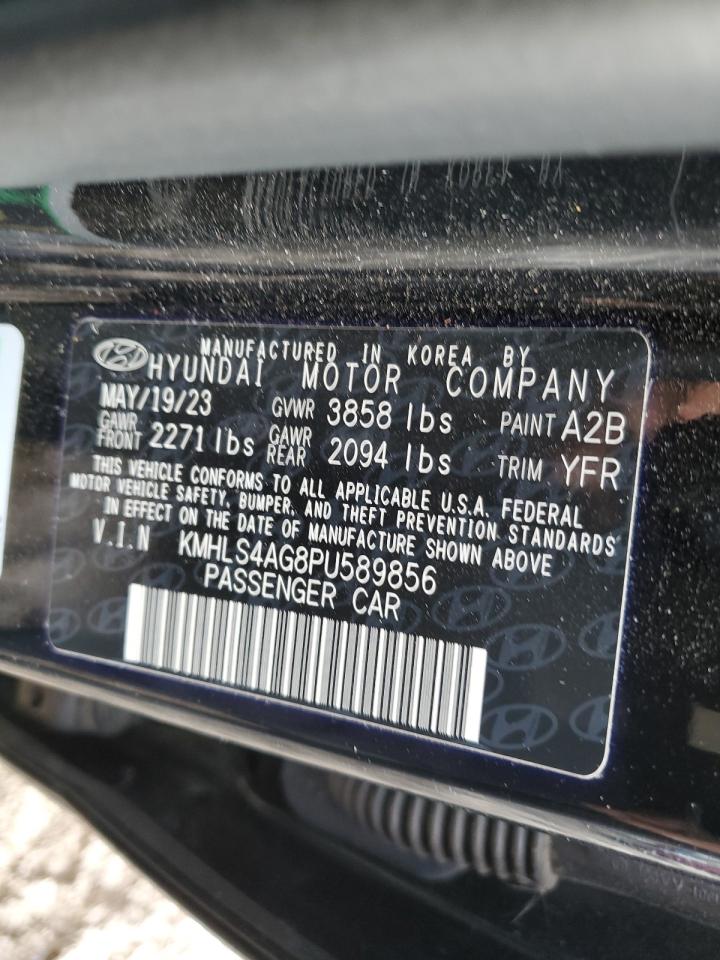 2023 HYUNDAI ELANTRA SEL VIN:KMHLS4AG8PU589856