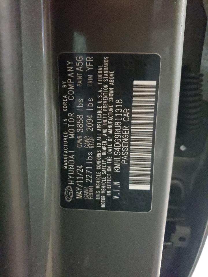 2024 HYUNDAI ELANTRA SEL VIN:KMHLS4DG9RU811318
