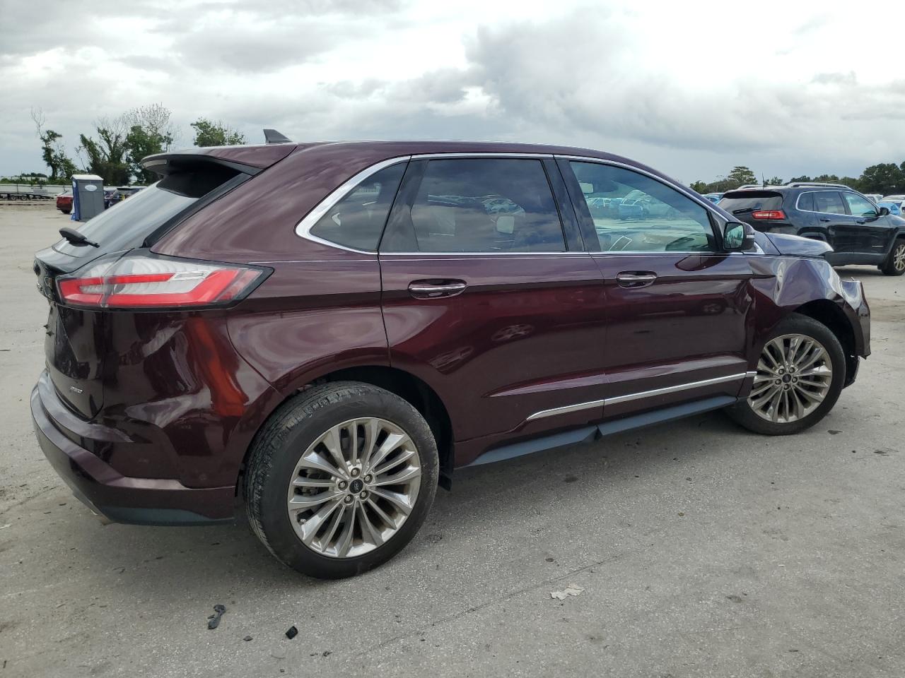 2022 FORD EDGE TITANIUM VIN:2FMPK4K94NBA96793