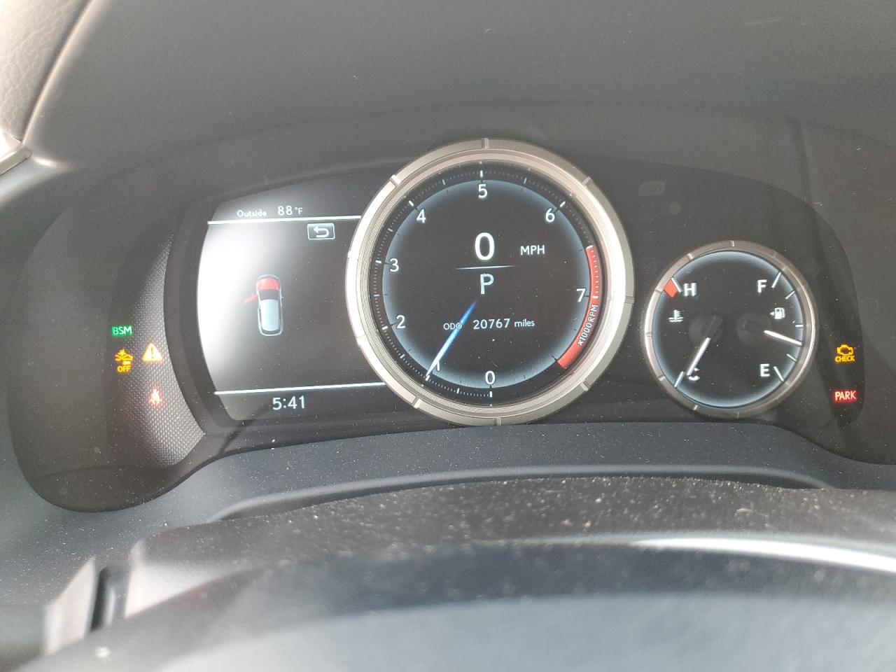 2022 LEXUS RX 350 F SPORT VIN:2T2YZMDA1NC346649