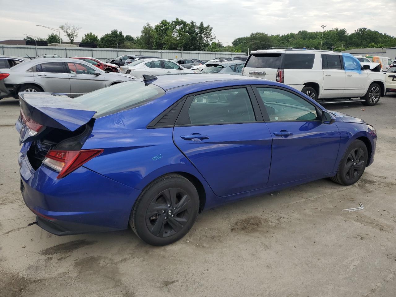 2023 HYUNDAI ELANTRA BLUE VIN:KMHLM4AJ1PU078656